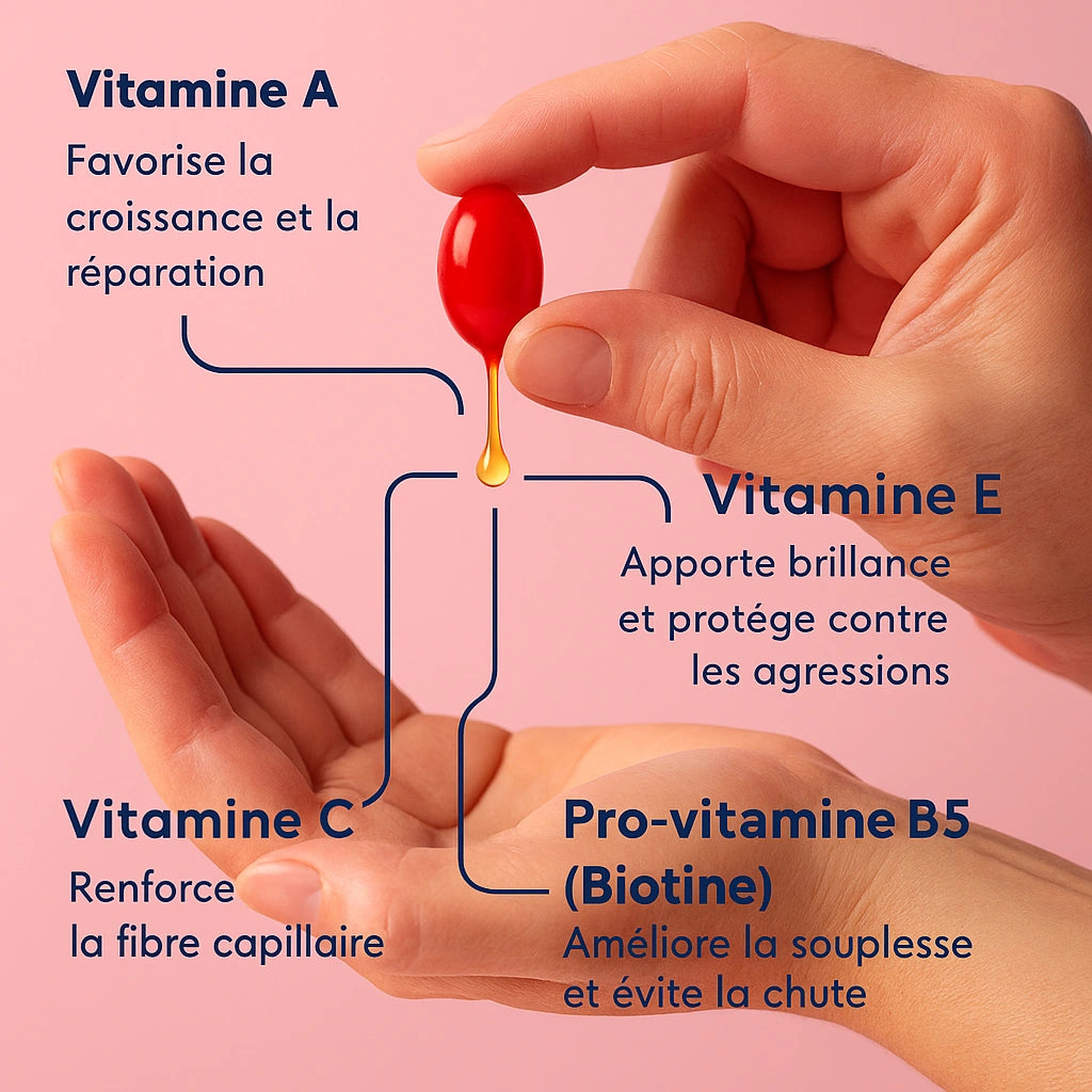 HAIRENVY – Capsules Anti-Casse & Douceur Instantané